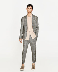 Однотонная рубашка из вискозы Zara