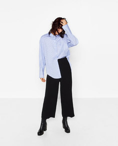 Брюки с высокой посадкой Zara