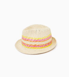 Шляпа с разноцветными полосками Zara