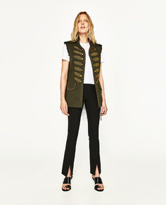 Жилет в стиле милитари Zara