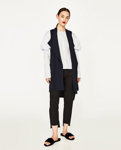 Жилет из струящейся ткани Zara