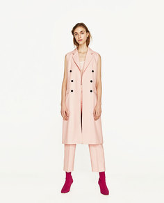 Длинный жилет Zara