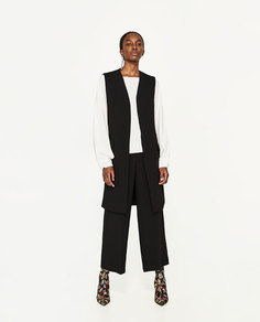 Длинный жилет Zara