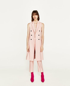 Длинный жилет Zara