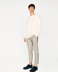 Брюки в клетку Zara
