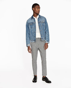 Брюки в клетку Zara
