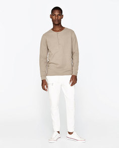 Брюки-джоггеры в байкерском стиле Zara