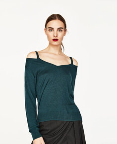 Свитер с v-образным вырезом Zara