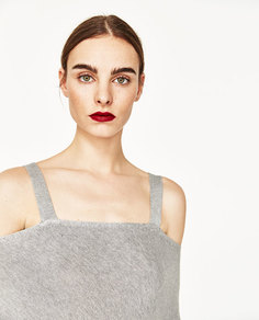 Свитер в стиле oversize с вырезами Zara