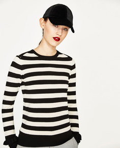 Свитер с воланами на рукавах Zara