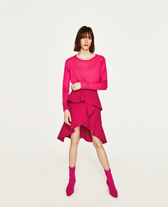 Свитер с боковыми разрезами Zara