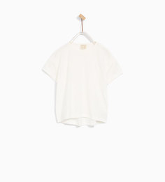 Футболка из ткани с меланжевым эффектом Zara