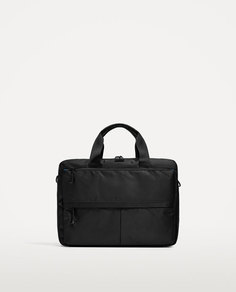 Многофункциональный черный портфель Zara