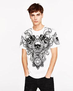 Футболка «череп» Zara