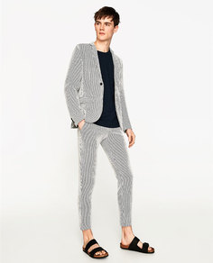 Футболка цвета индиго Zara