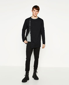 Свитер с асимметричным низом Zara