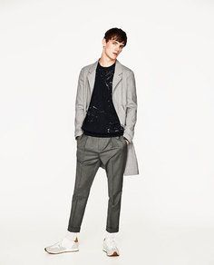 Свитер с принтом «брызги краски» Zara