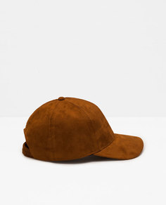 Кепка из искусственной замши Zara