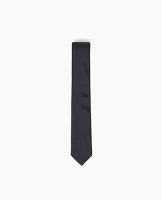 Узкий матовый галстук Zara