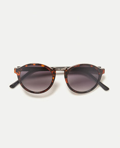Солнцезащитные очки с отделкой под черепаху Zara