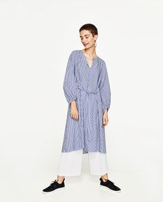 Кроссовки с деталями из ткани Zara