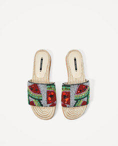 Сандалии «арбузы» Zara