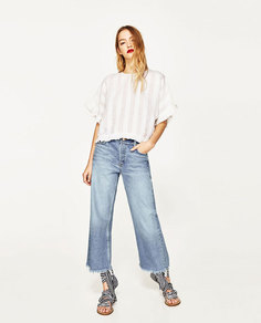 Сандалии с лентами Zara