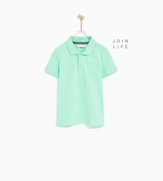 Базовое поло из ткани пике Zara