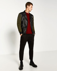 Куртка в байкерском стиле Zara