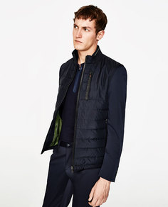 Комбинированный жилет Zara