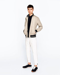 Куртка из искусственной замши Zara
