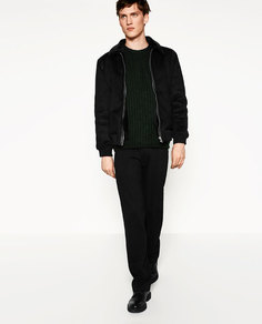 Куртка из искусственной замши Zara