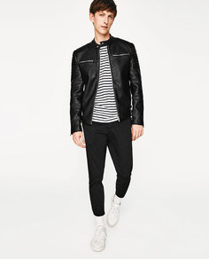 Куртка с коротким воротником-стойкой Zara