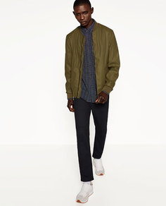 Рубашка из ткани пике с принтом Zara