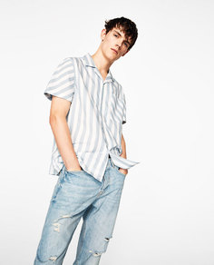 Рубашка в полоску Zara