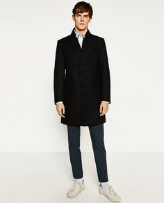 Рубашка с двойным воротником Zara