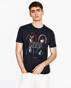 Футболка kiss Zara