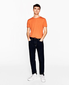 Однотонный свитер с короткими рукавами Zara