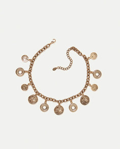 Ожерелье с подвесками-медалями Zara