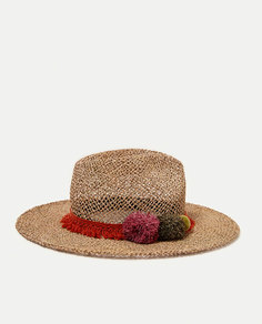 Шляпа из рафии Zara
