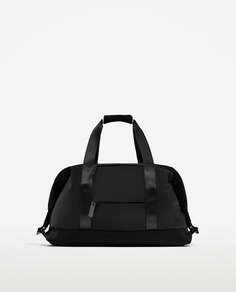Черная спортивная сумка-боулинг Zara
