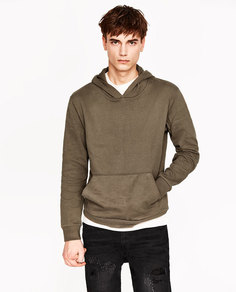 Базовая толстовка с капюшоном Zara