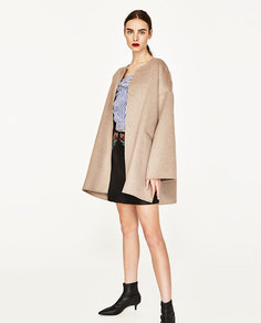 Шерстяное пальто Zara