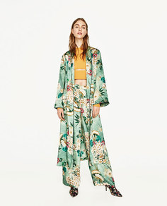 Кимоно с принтом Zara
