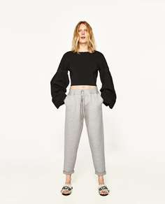 Брюки-джоггеры с бантами Zara