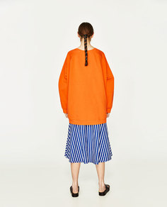 Толстовка в стиле oversize Zara