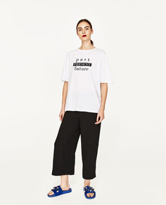 Футболка в стиле oversize Zara