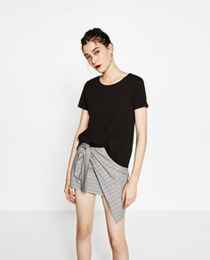 Асимметричная футболка Zara