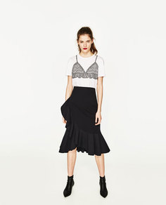 Футболка с принтом Zara