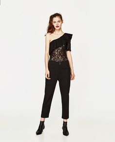 Боди с открытым плечом Zara